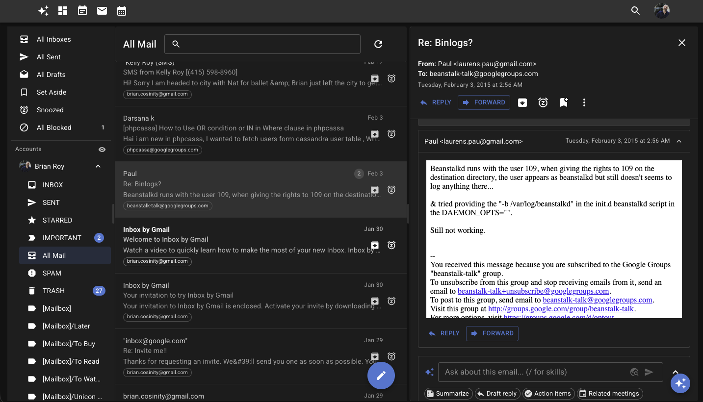 Draft an email meeting recap